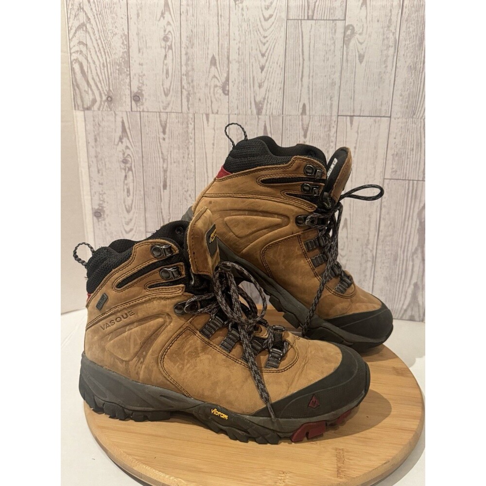 Vasque Taku  GTX Womens Leather Boots Size 8.5 Med Brown Waterproof Hiking 7083